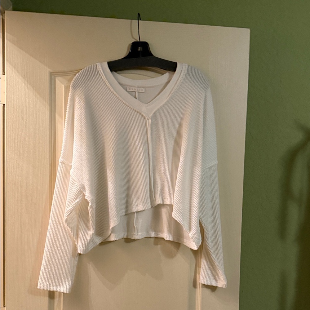Karlie White Crop Top